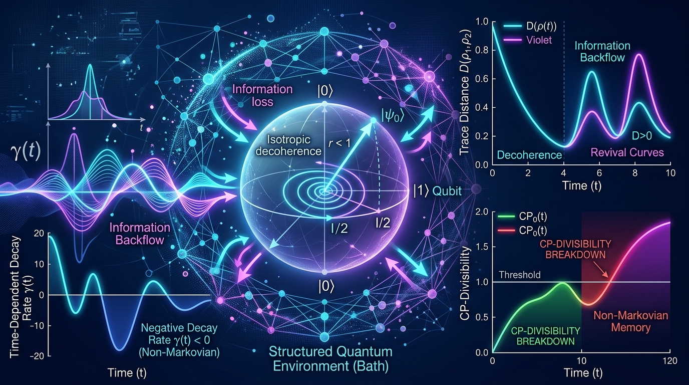 Exploring Non-Markovian Dynamics in Depolarizing Maps