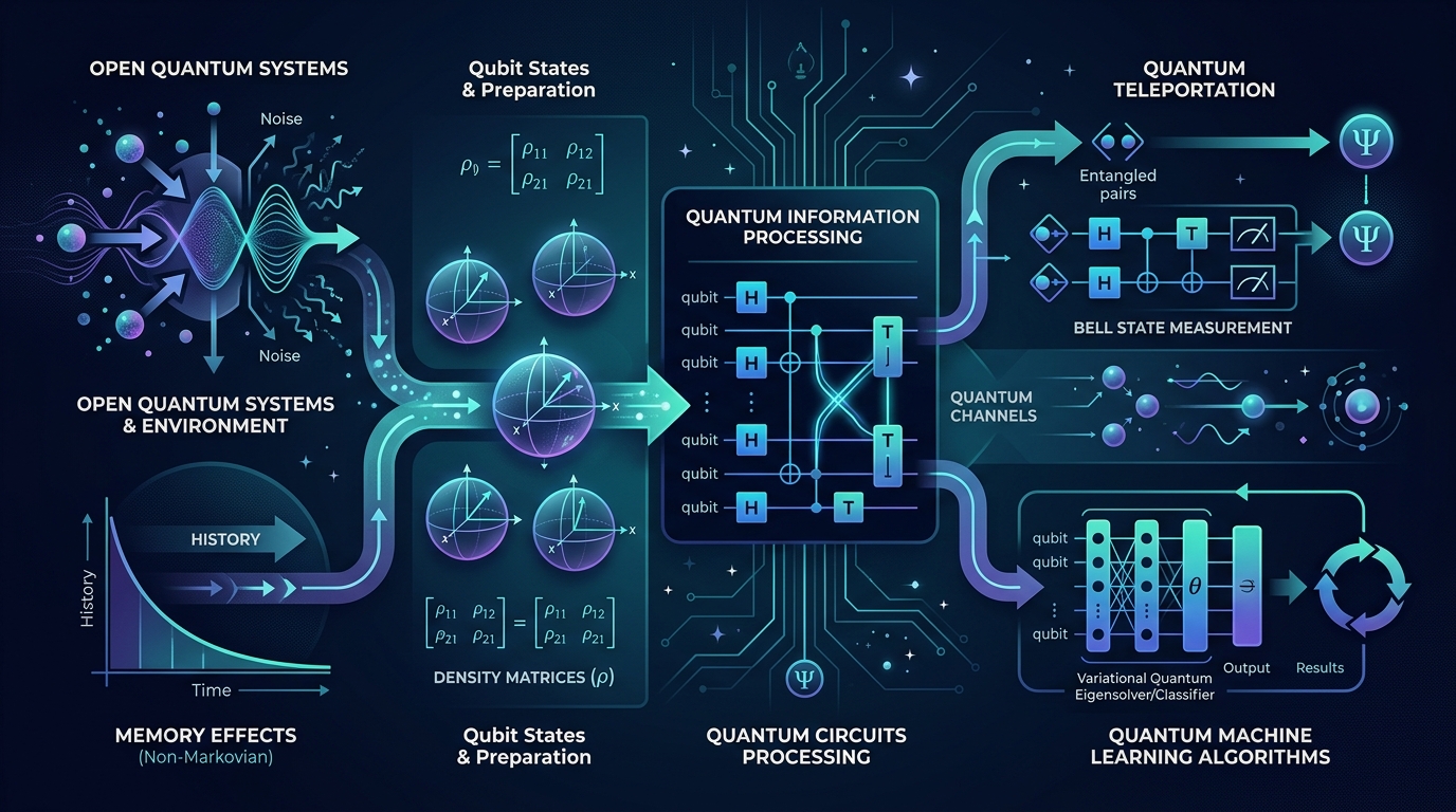 From Quantum Correlations to Their Microscopic Origin: A Journey Through Noise, Memory, and Open-System Dynamics